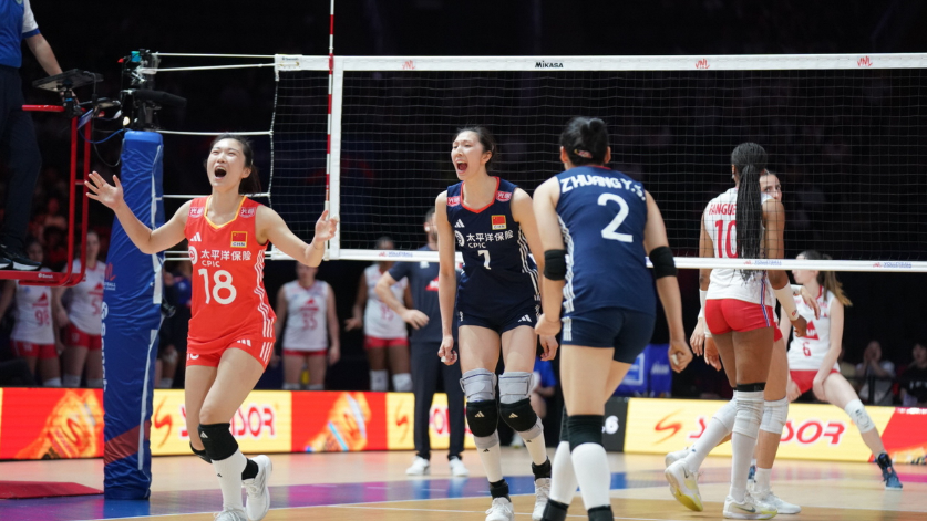 3-0横扫法国队 中国女排拿下世联赛第2场胜利