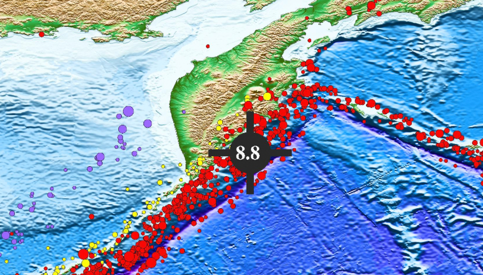 8.8级地震海啸将影响我国沿海地区