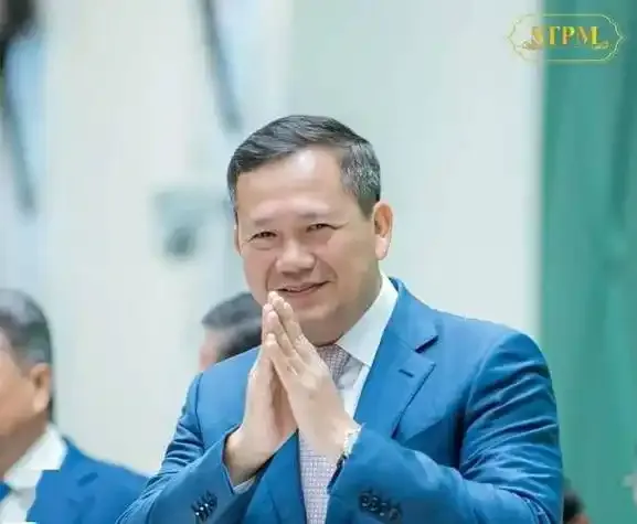 柬埔寨首相洪玛奈乘机抵达天津 出席2025年上合组织峰会